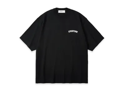 everyone Collegiate Logo Tee Shirt "Black/White"