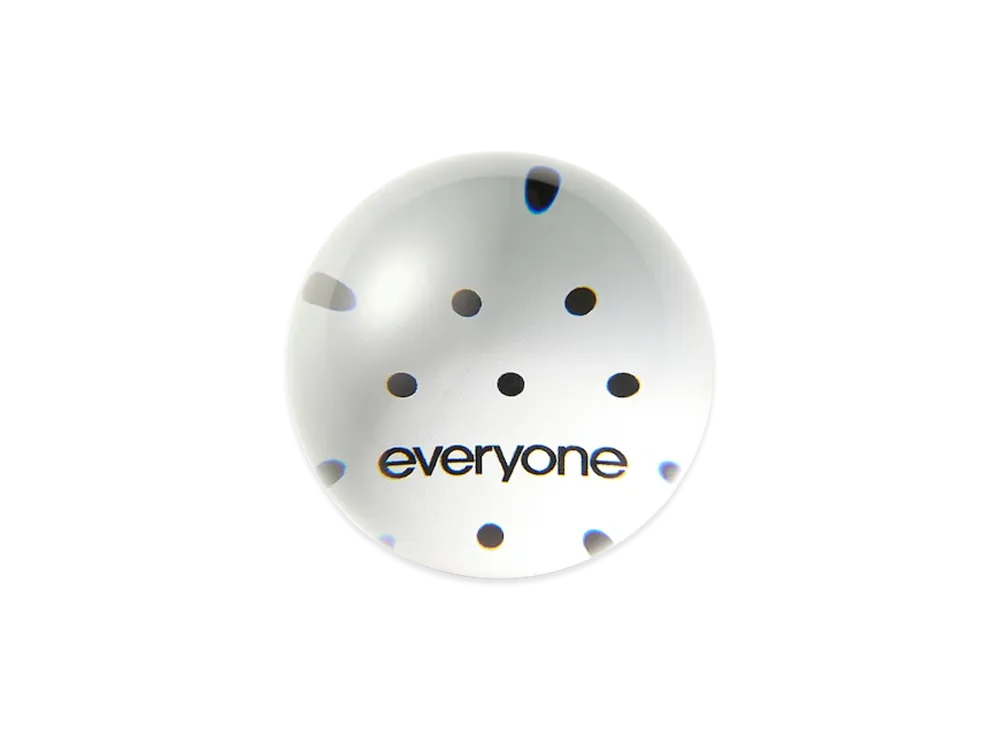 everyone Polkadot Paper Weight "Clear"