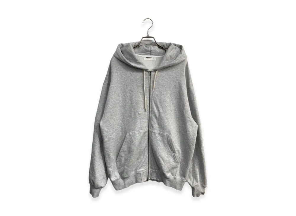 everyone Cotton Zip Up Hoodie "Grey"