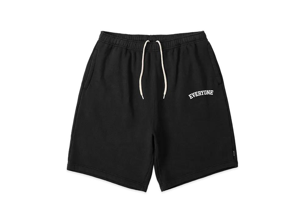 everyone Collegiate Logo Classic Sweat Shorts "Black"