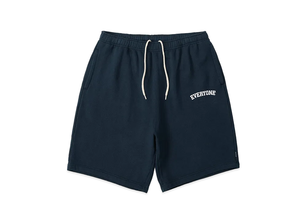 everyone Collegiate Logo Classic Sweat Shorts "Navy"