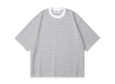 everyone Og Border Short Sleeve Tee Shirt "White"