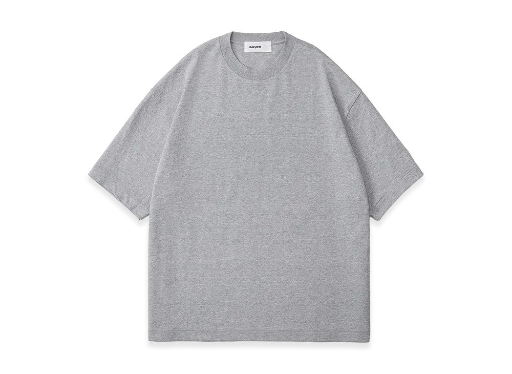 everyone American Cotton Tee Shirt "H.Gray"