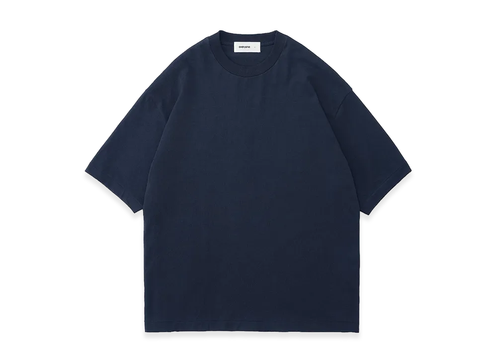 everyone American Cotton Tee Shirt "Navy"