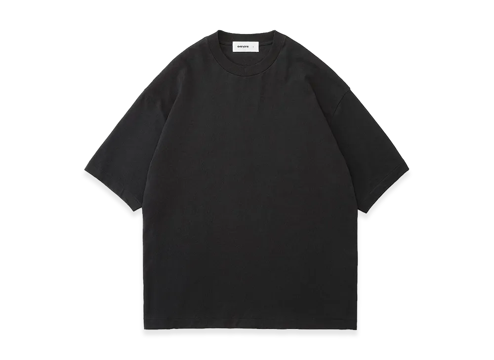 everyone American Cotton Tee Shirt "Black"