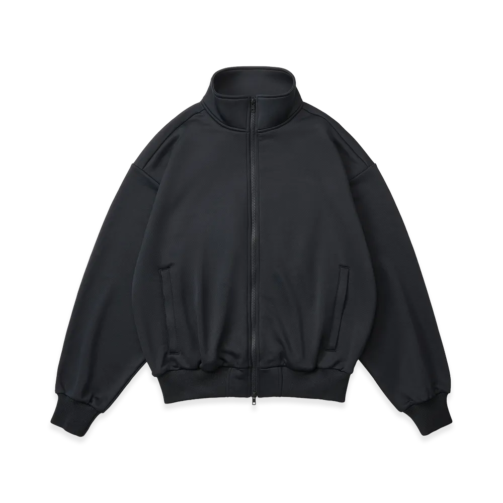 everyone Polyester Terry Track Jacket "Black"