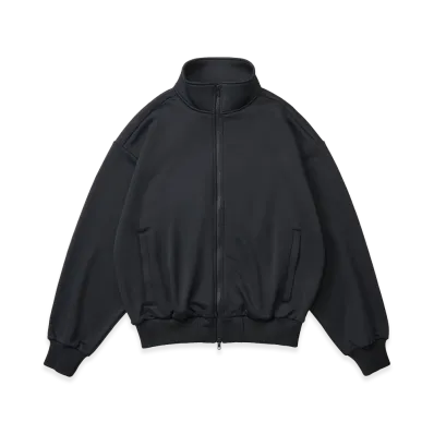 everyone Polyester Terry Track Jacket "Black"