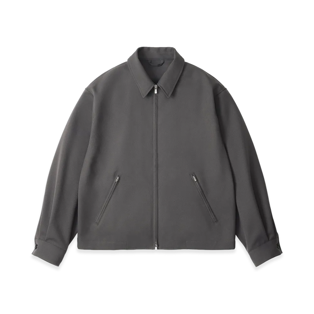 everyone Polyester Twill Work Jacket "Charcoal"