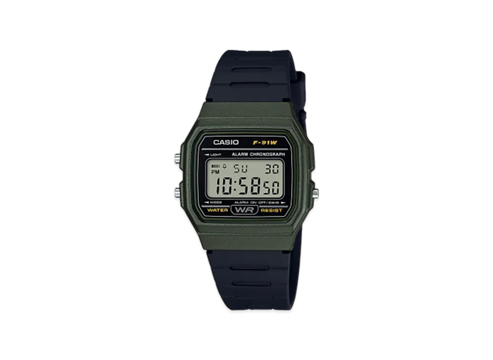 Casio Collection F-91WM-3AJH "Khaki"