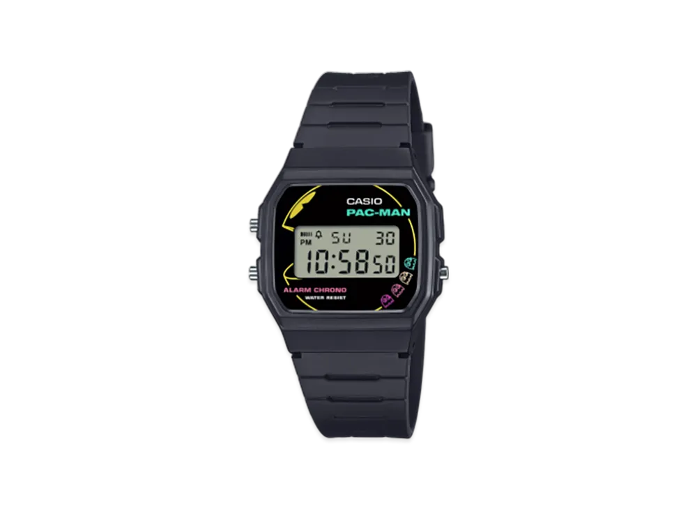 Casio Classic x PAC-MAN F-91WPC-1AJR "Black"