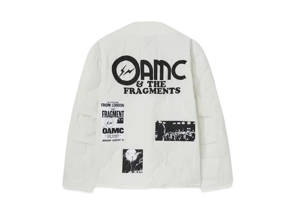 OAMC x FRAGMENT Quilted Liner "White"