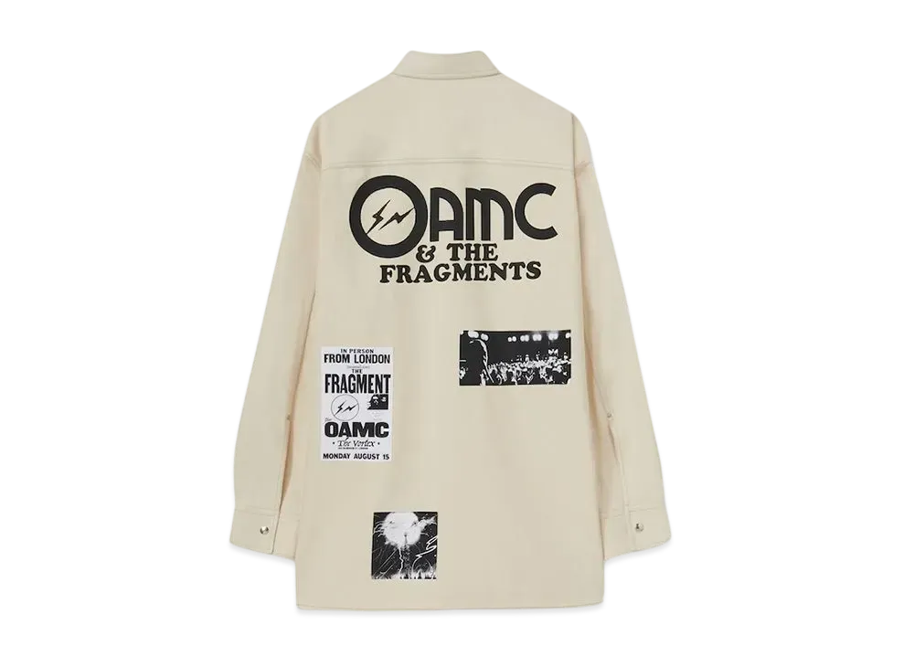 OAMC x FRAGMENT Over Shirts "Natural White"