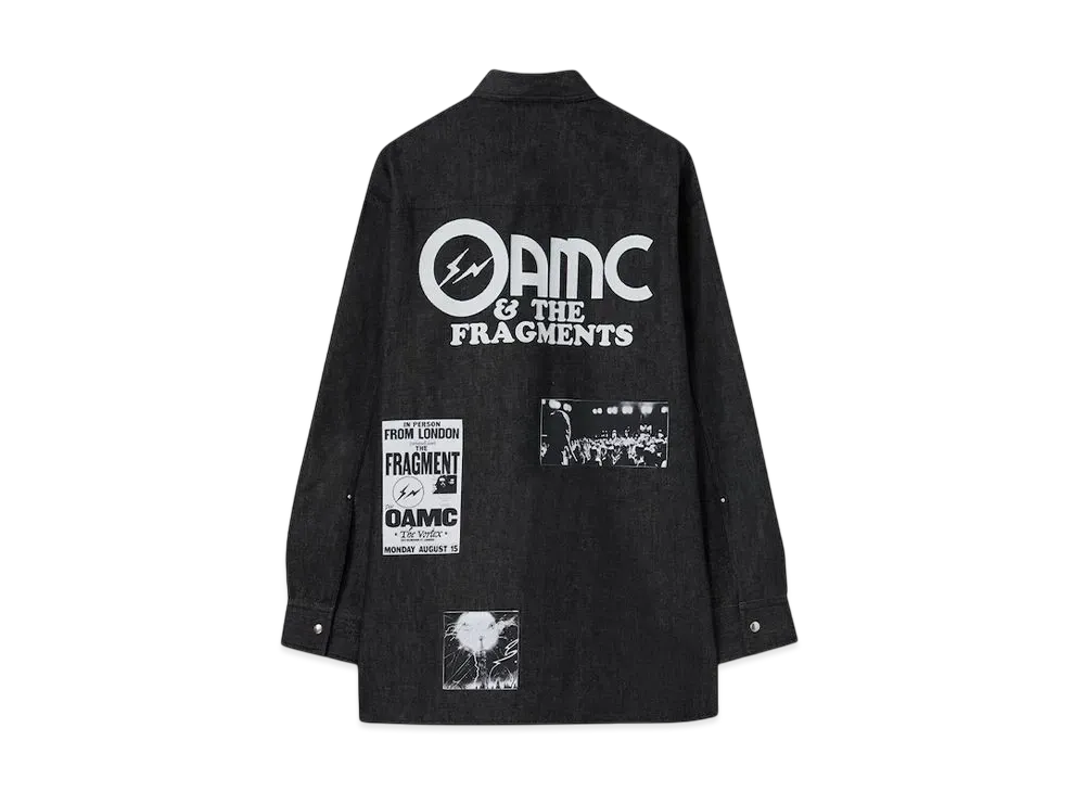 OAMC x FRAGMENT Over Shirts "Black"