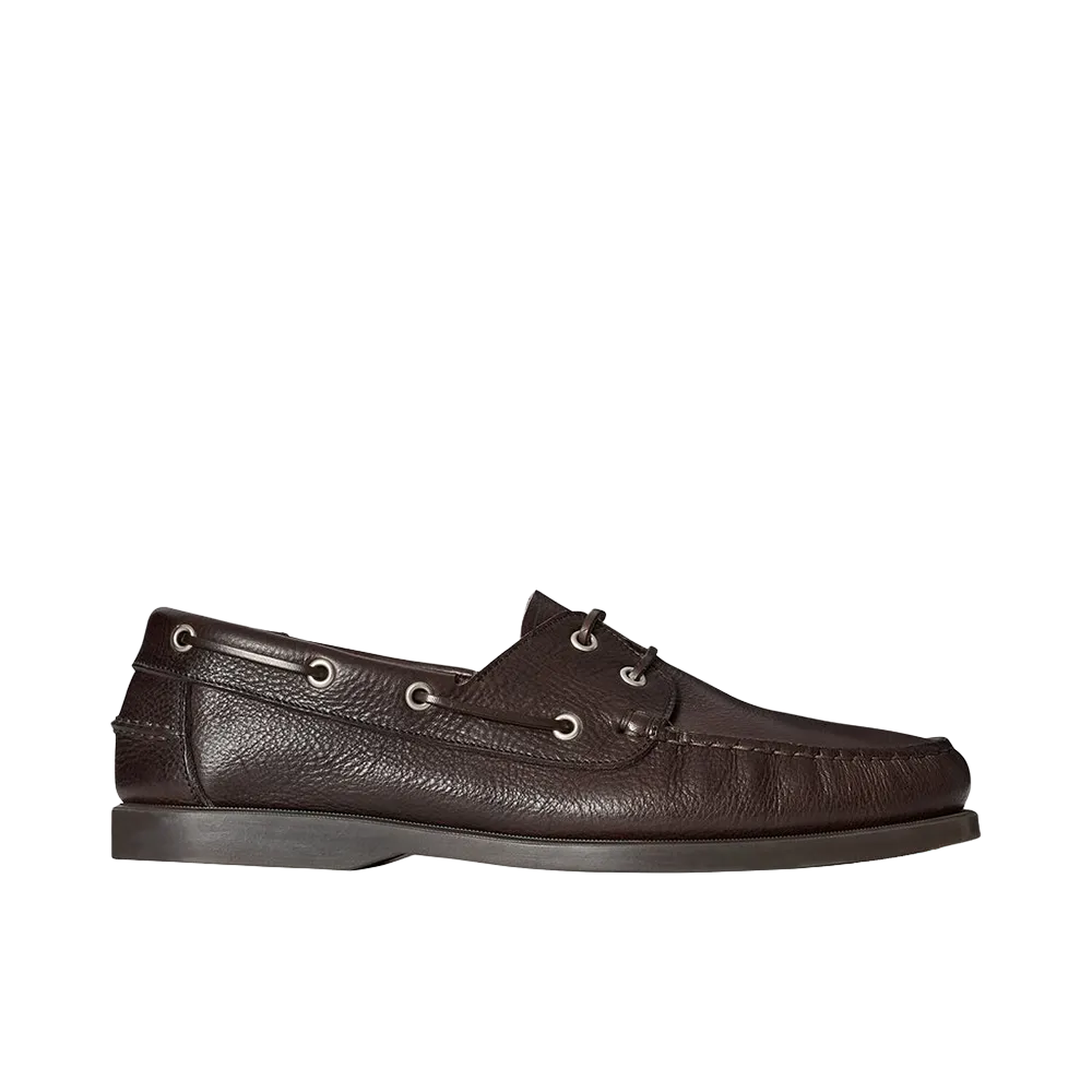 The Row Elio Sailor Loafers "Lacquered Brown"