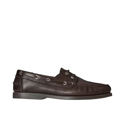 The Row Elio Sailor Loafers "Lacquered Brown"