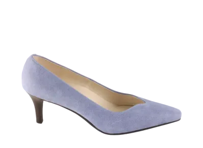 REGAL Women's Plain Pumps Goat Leather(Film) "Blue" F02N_S