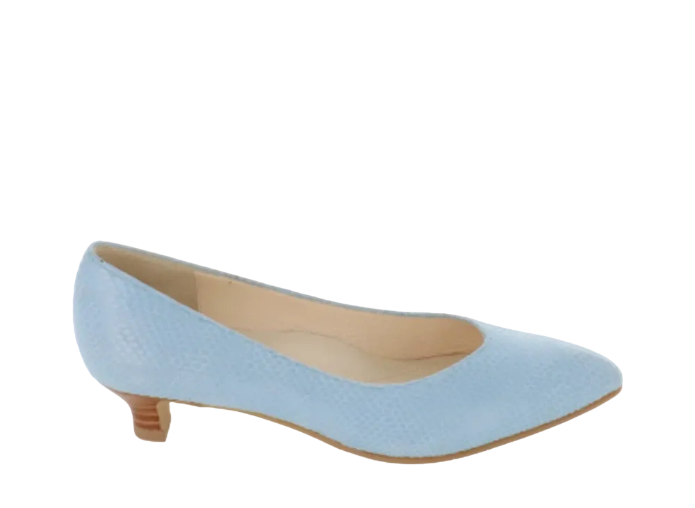 REGAL Women's Plain Pumps Goat Leather(Film) "Light Blue" F10QAL_S