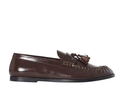 The Row Loafer in Leather "Espresso"