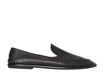 The Row Women's Canal Loafer in Leather "Black"