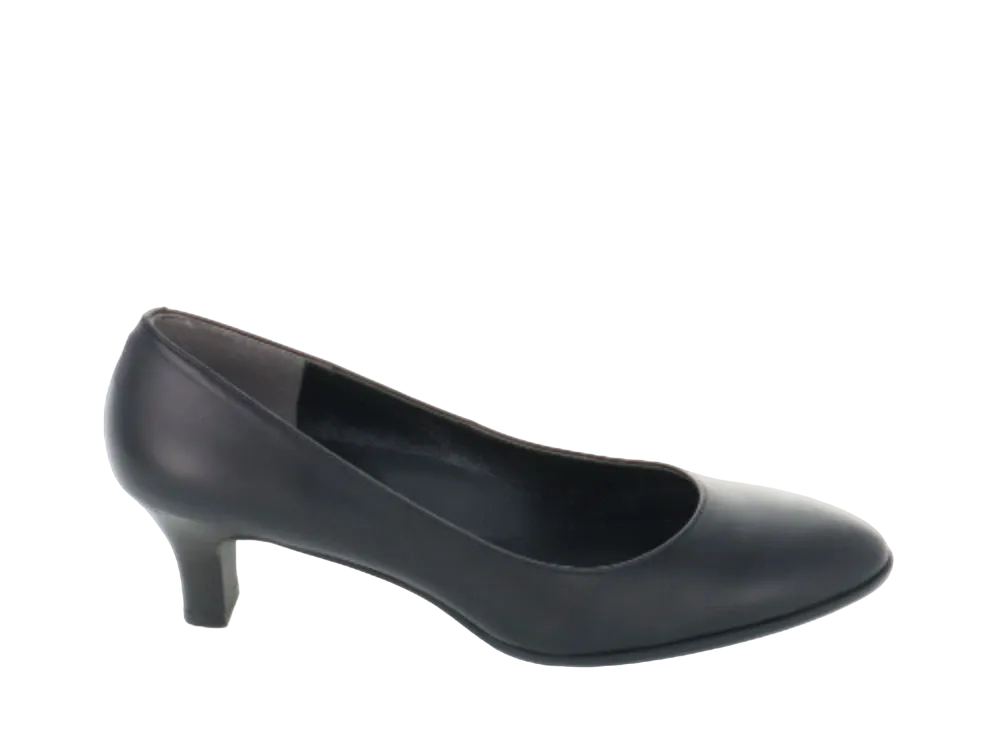 REGAL Women's Plain Pumps Calf Leather "Black" F14JAE