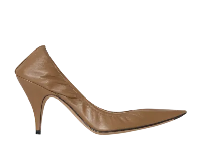 The Row Women's Liisa Pump in Leather "Mud"