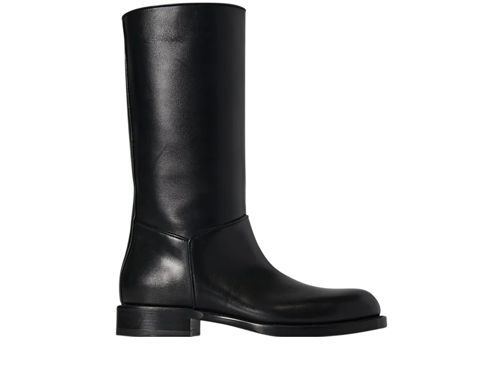The Row Women's Nobilis Riding Boot in Leather "Black"