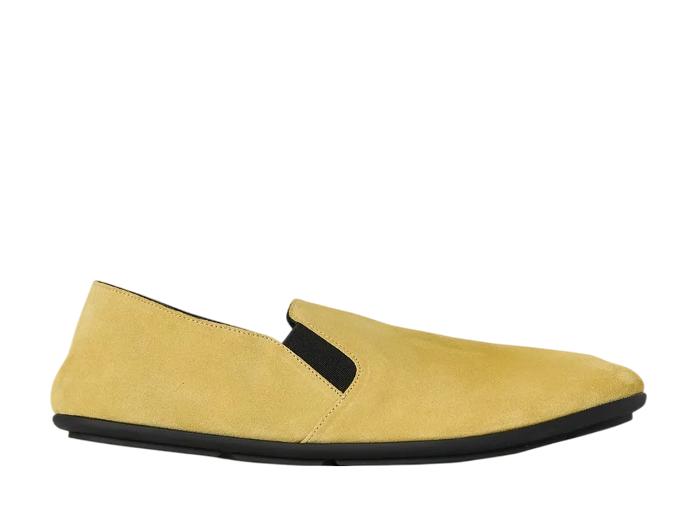 The Row Women's Vincit Slip On Shoe in Leather "Wafer"