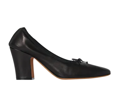 The Row Women's Awar Pump in Leather "Black"