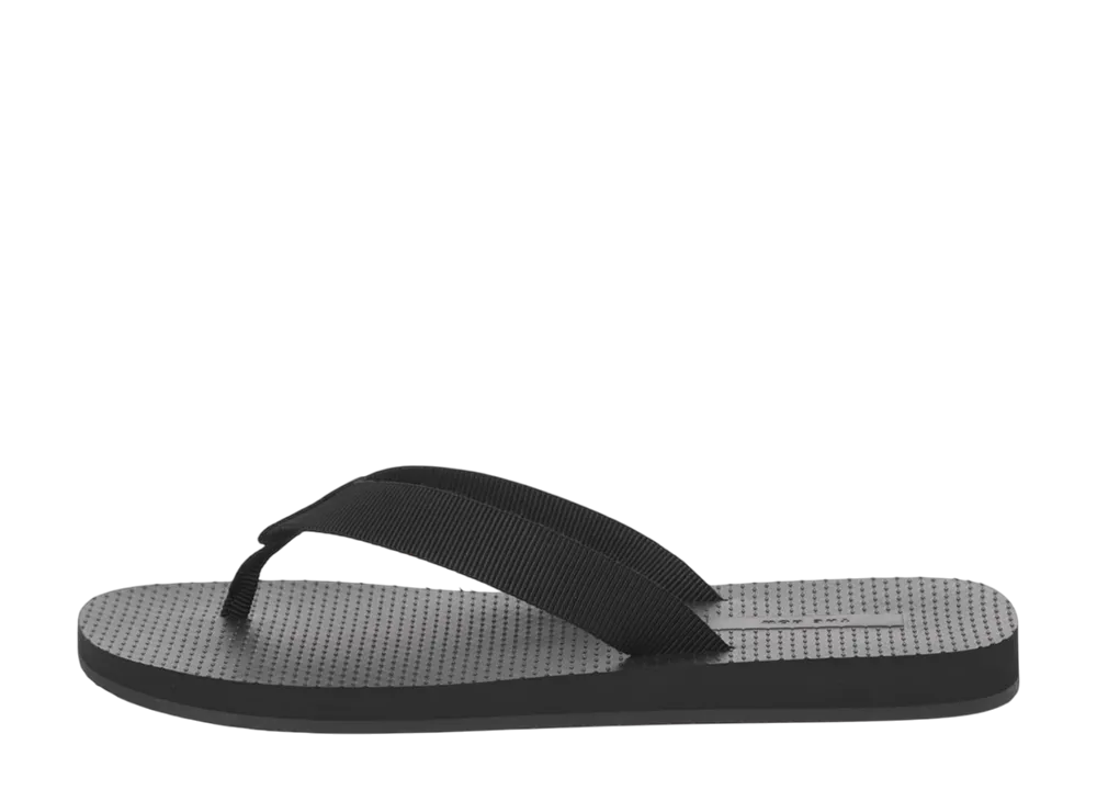 The Row Women's Dune Classic Sandal in Rubber "Black"