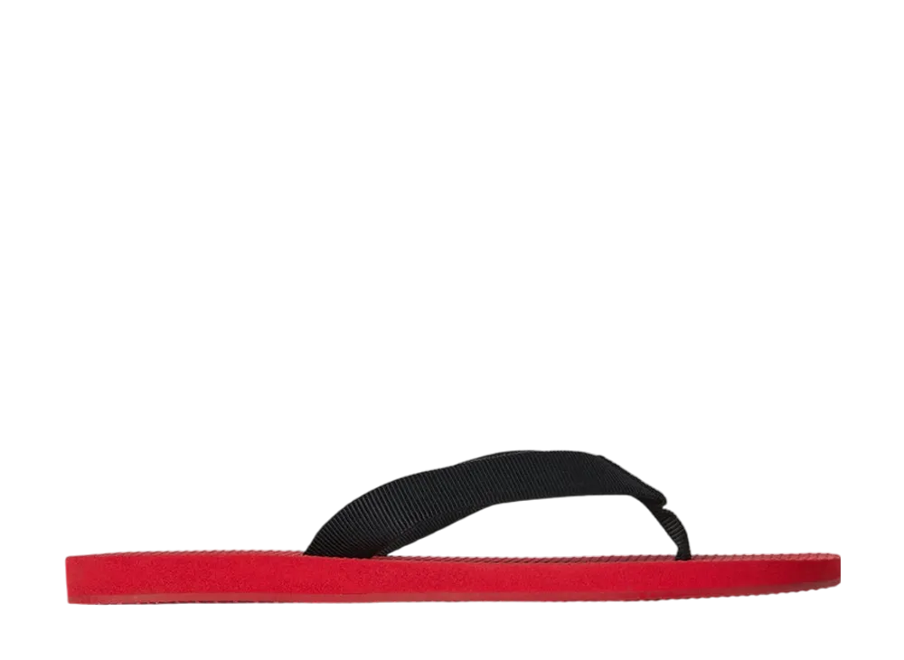 The Row Women's Dune Classic Sandal in Rubber "Scarlet"