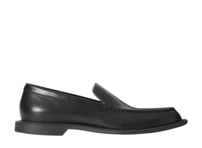 The Row Women's Nic Loafer in Leather "Black"