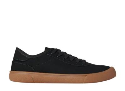 The Row Women's Canvas Sneakers in Viscose and Linen "Black"