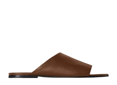 The Row Women's Signum Slipper in Leather "Mousse"