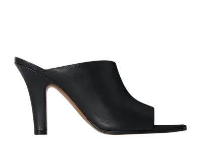 The Row Women's Signum Mule in Leather "Black"