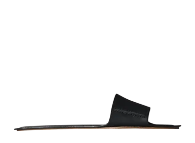 The Row Women's Sara Strap Slide in Leather "Black"