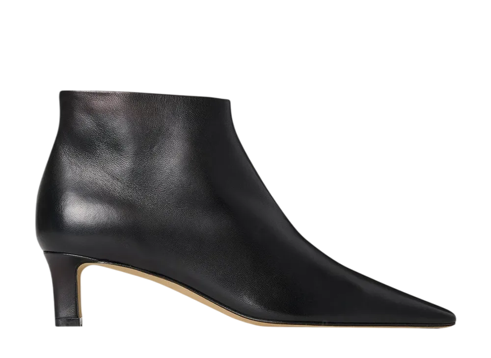 The Row Women's Carla Boot 45 in Leather "Black"