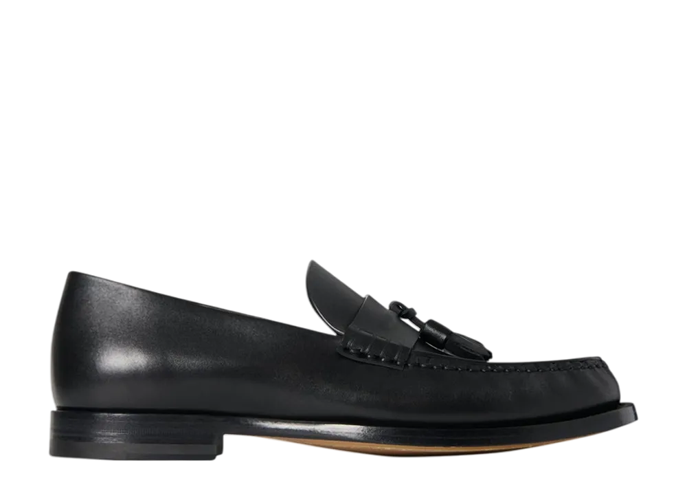 The Row Women's Novus Tassel Loafer in Leather "Black"