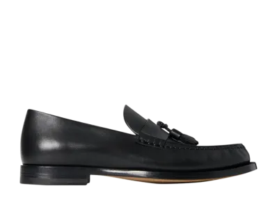 The Row Women's Novus Tassel Loafer in Leather "Black"