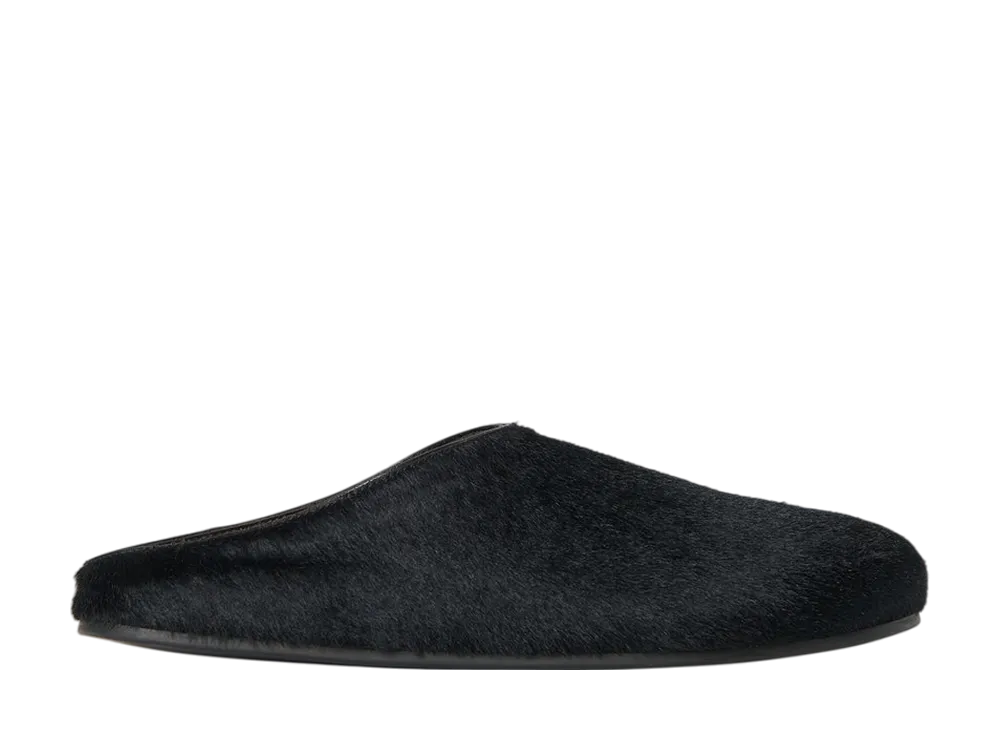 The Row Women's Hudson Slide in Pony "Black"
