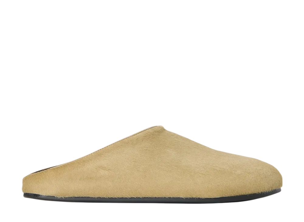 The Row Women's Hudson Slide in Pony "Iron Grey"