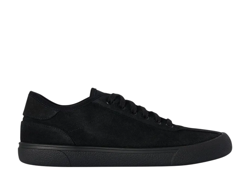 The Row Women's Suede Sneaker in Suede "Black"