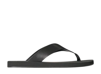 The Row Women's Dune Classic Ginza Sandals in Leather "Black"