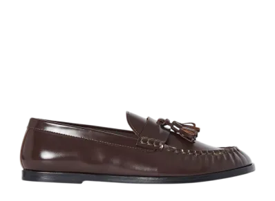 The Row Loafer in Leather "Espresso"