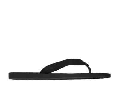 The Row Dune Classic Sandal in Rubber "Black"