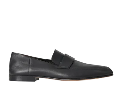 The Row Classic Loafer in Leather "Black"