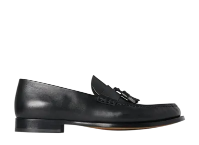 The Row Novus Tassel Loafer in Leather "Black"