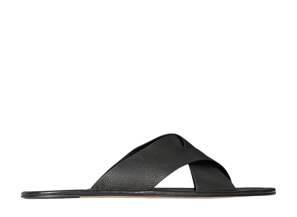 The Row Malick Cross Sandal "Black"