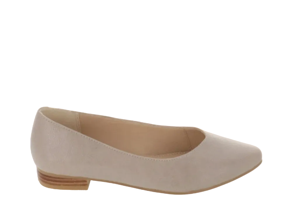 REGAL WMNS Plain Pumps Goat Leather "Light Gray" F32N