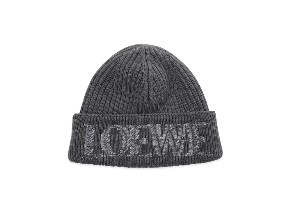 LOEWE Blurred LOEWE Beanie "Dark Grey"
