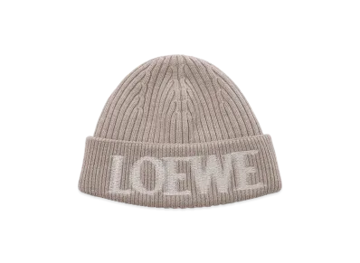 LOEWE Blurred LOEWE Beanie "Beige"